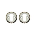 Intersteel | Rozet profielcilindergat | Schroefgat | Nikkel