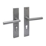 Intersteel SKG3 veiligheidsbeslag kruk/kruk Jura PC72 met kerntrekbeveiliging RVS Getrommeld