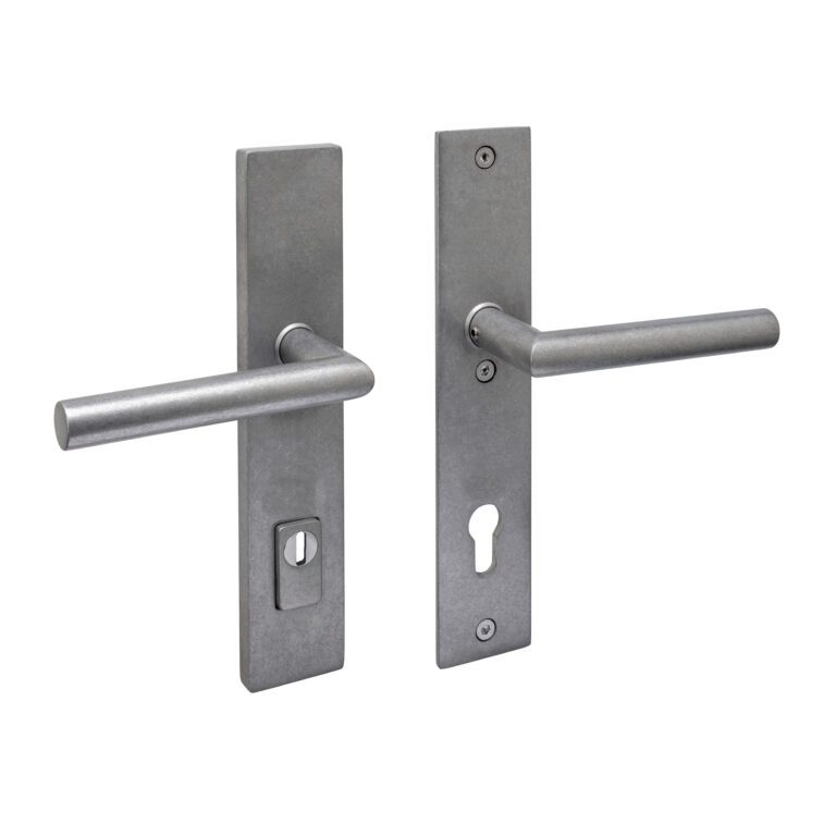 Intersteel SKG3 veiligheidsbeslag kruk/kruk Jura PC92 met kerntrekbeveiliging RVS Getrommeld