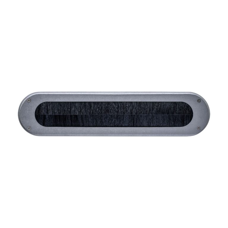 Intersteel Tochtwering 340x80mm Ovaal RVS Getrommeld