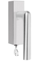 Formani PBI100-DKLOCK draaikiepgarnituur afsluitbaar mat roestvast staal rechtsdraaiend