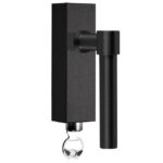 Formani PBL15-DKLOCK draaikiepgarnituur afsluitbaar PVD mat zwart