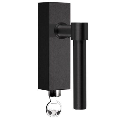 Formani PBL15-DKLOCK draaikiepgarnituur afsluitbaar PVD mat zwart