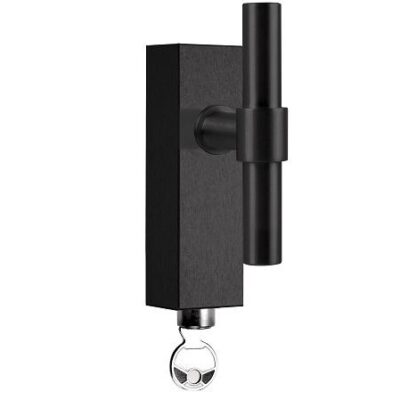 Formani PBT15-DKLOCK draaikiepgarnituur afsluitbaar PVD mat zwart