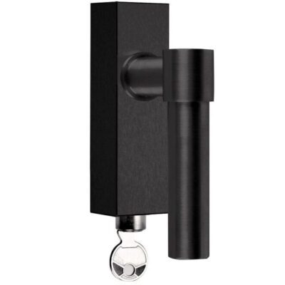 Formani PBL20-DKLOCK draaikiepgarnituur afsluitbaar PVD mat zwart