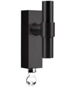 Formani PBT20-DKLOCK draaikiepgarnituur afsluitbaar PVD mat zwart