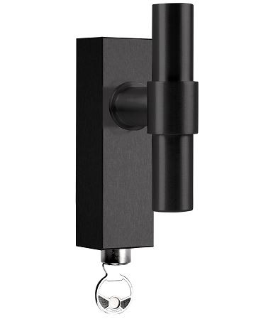 Formani PBT20-DKLOCK draaikiepgarnituur afsluitbaar PVD mat zwart