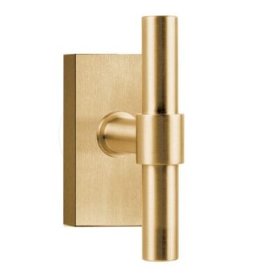 Formani PBT15-DK draaikiepgarnituur niet afsluitbaar PVD mat goud rechts/ linksdraaiend