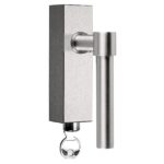 Formani PBL15-DKLOCK draaikiepgarnituur afsluitbaar mat roestvast staal rechts/ links draaiend