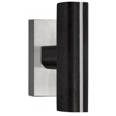 Formani PBT22-DK draaikiepgarnituur niet afsluitbaar mat roestvast staal/ eikenhout zwart rechts/links draaiend)