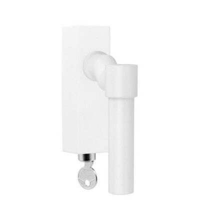 Formani PBL20F-DKLOCK draaikiepgarnituur verkropt afsluitbaar wit rechts/links draaiend