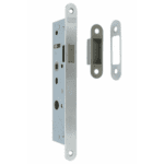 Mauer | Magneet Smal | Smaldeurslot | Loopslot | 4445 | F 35 mm | RVS Voorplaat