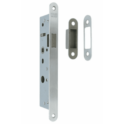 Mauer | Magneet Smal | Smaldeurslot | Loopslot | 4445 | F 35 mm | RVS Voorplaat