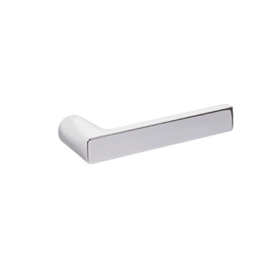 NUDA Deurkruk Baar Gepolijst Chroom op minimalistisch rozet