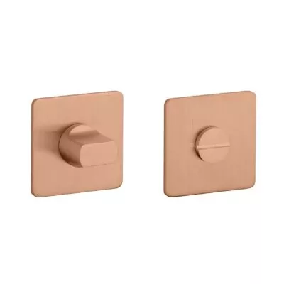 STERK | WC garnituur KVADRAT 1712 | Ultra dun | 3mm | Mat koper