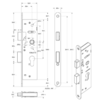 smaldeur magneet P tek