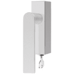 Formani PBA100-DKLOCK draaikiepgarnituur afsluitbaar mat roestvast staal linksdraaiend