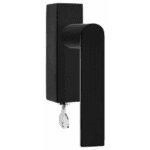 Formani PBA101-DKLOCK draaikiepgarnituur afsluitbaar PVD mat zwart rechtdraaiend