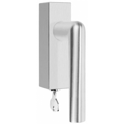 Formani PBI101-DKLOCK draaikiepgarnituur afsluitbaar mat roestvast staal rechtsdraaiend