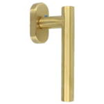 Formani LB7-DK-O draaikiepgarnituur niet afsluitbaar PVD mat goud rechts/ linksdraaiend