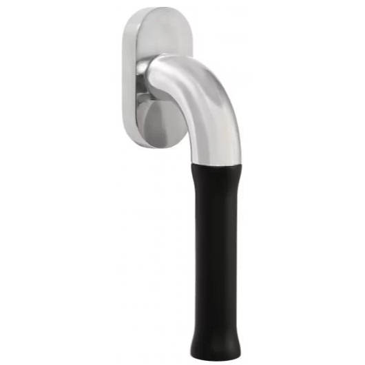 Formani EV101-DK-O draaikiepgarnituur niet afsluitbaar gepolijst roestvast staal/ mat zwart rechts/ links draaiend