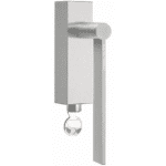 Formani EG-DKLOCK draaikiepgarnituur afsluitbaar mat roestvast staal linksdraaiend