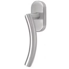 Formani LB4-DK-O draaikiepgarnituur niet afsluitbaar mat roestvast staal rechtsdraaiend