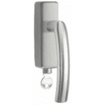 Formani LB14-DKLOCK-O draaikiepgarnituur afsluitbaar mat roestvast staal linksdraaiend