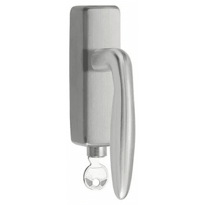 Formani LB18H-DKLOCK-O draaikiepgarnituur afsluitbaar mat roestvast staal rechtsdraaiend