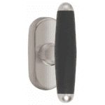 Formani 1932T-DK-O draaikiepgarnituur niet afsluitbaar mat nikkel/ebbenhout rechts/ linksdraaiend