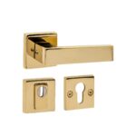 Set Achterdeurbeslag Vierkant