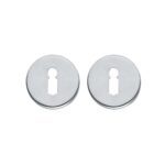 Intersteel Rozet Sleutelgat Rond Chroom Mat