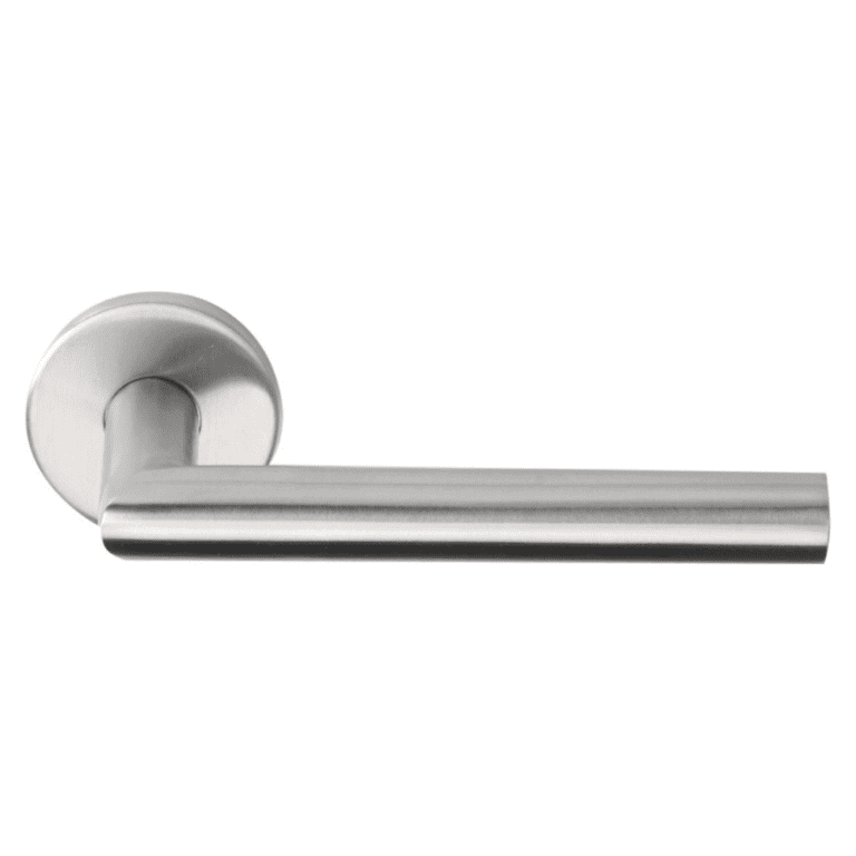 Deurkruk Cornisa | ronde rozet | EN1906 klasse 3 | PVD mat roestvast staal