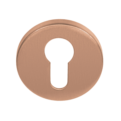 Formani | Cilinderplaatje BASIC LBY50 6mm | PVD Gepolijst Koper