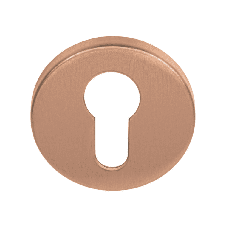 Formani | Cilinderplaatje BASIC LBY50 6mm | PVD Gepolijst Koper