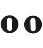 Nuda sleutelplaatjes 26×42 mm mat zwart