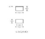 Formani | Voordeurknop LSQ51V Vast op Rozet | RVS
