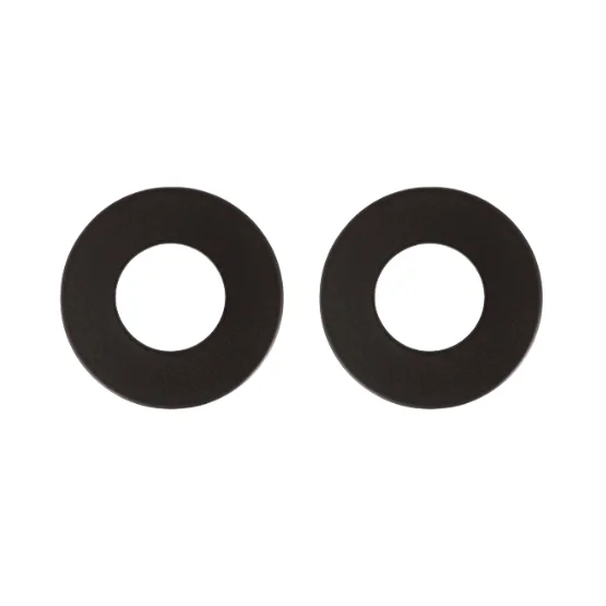 Nuda krukrozet 24mm mat zwart