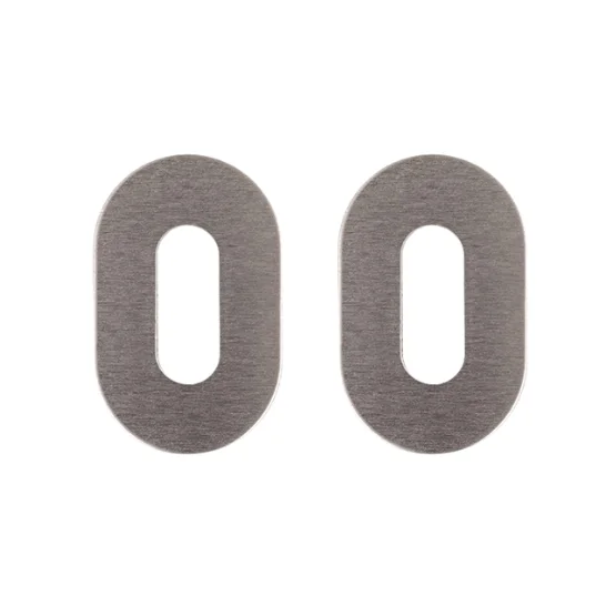 Nuda sleutelplaatjes 26×42 mm mat chroom