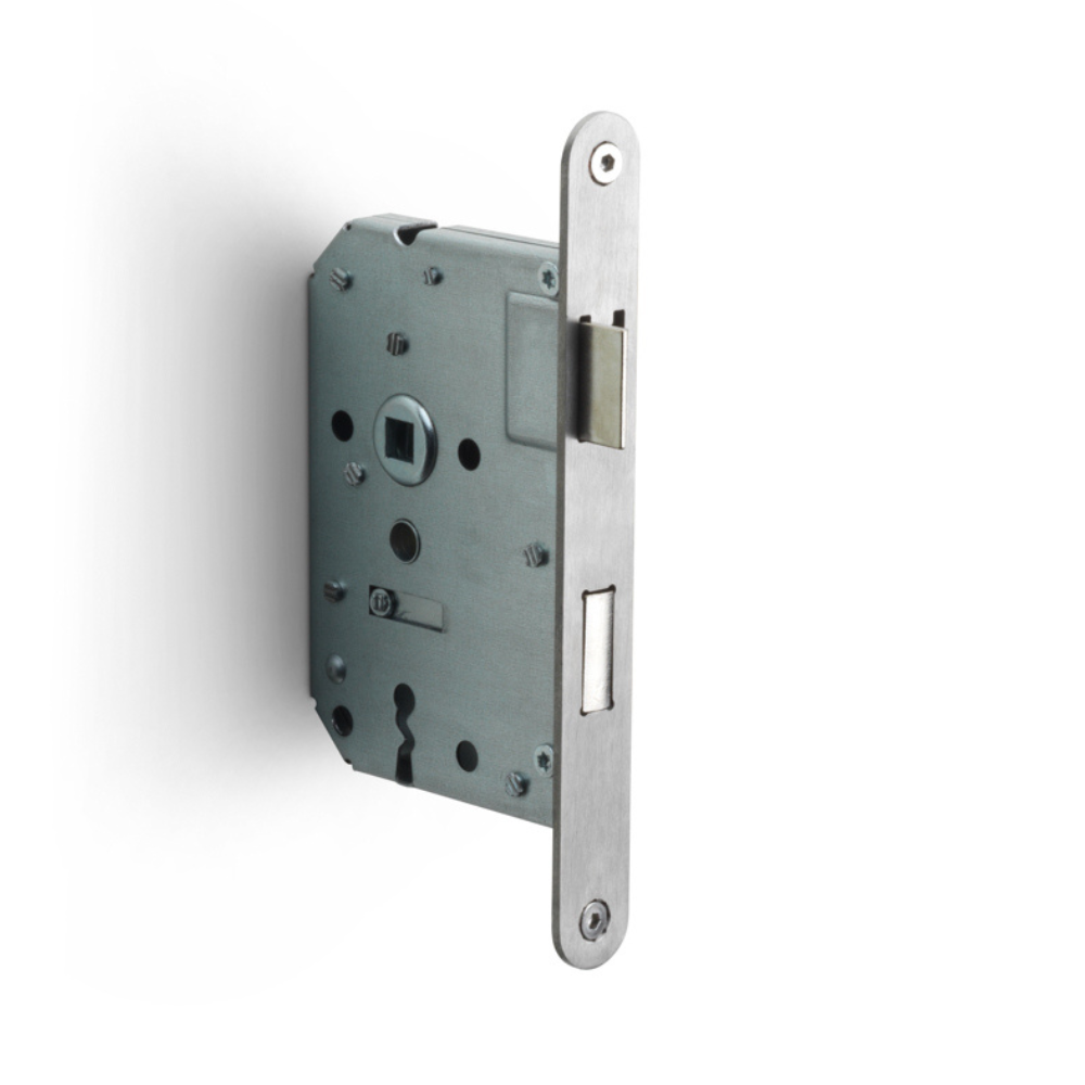 BASICS LBLA-N56 deurslot sleutel afgerond rvs    