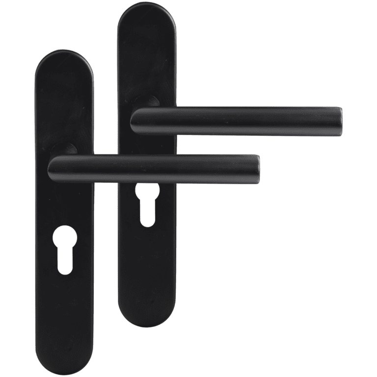 Differnz | Amsterdam deurkruk | ovaal schild | cilinder 55 mm | zwart