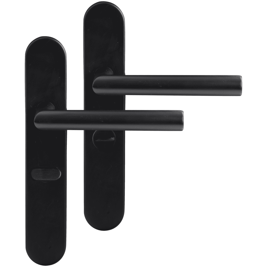 Differnz | Amsterdam deurkruk | ovaal schild | WC 63 mm | zwart