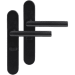 Differnz | Amsterdam deurkruk | ovaal schild | WC 63 mm | zwart