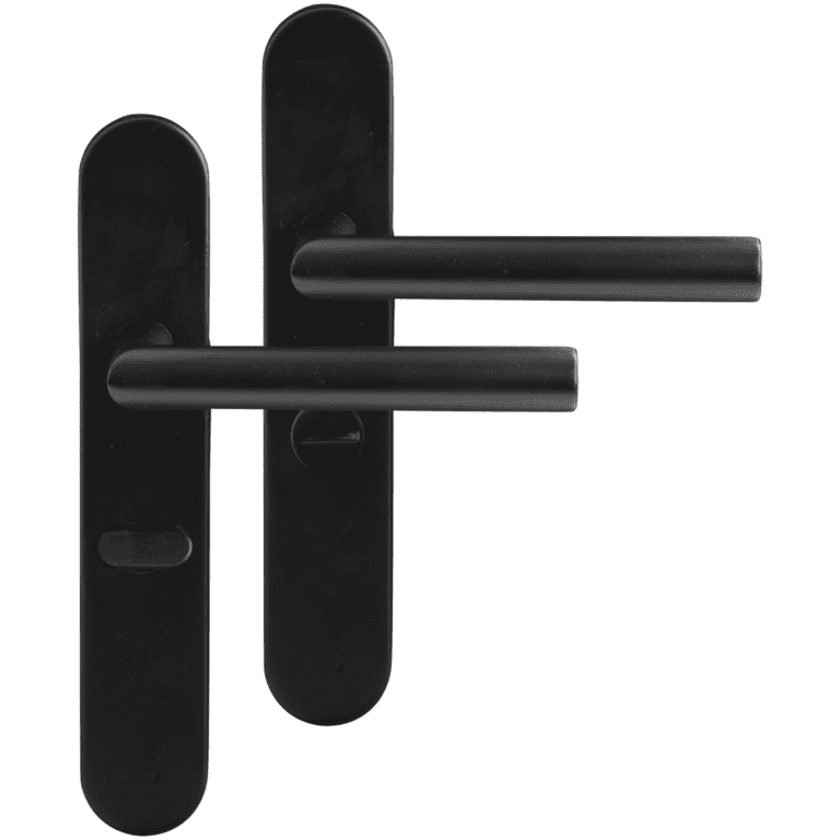 Differnz | Amsterdam deurkruk | ovaal schild | WC 63 mm | zwart