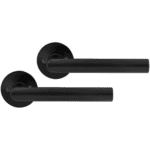 Differnz | Amsterdam deurkruk | rond rozet | zwart