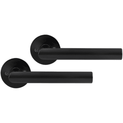 Differnz | Amsterdam deurkruk | rond rozet | zwart