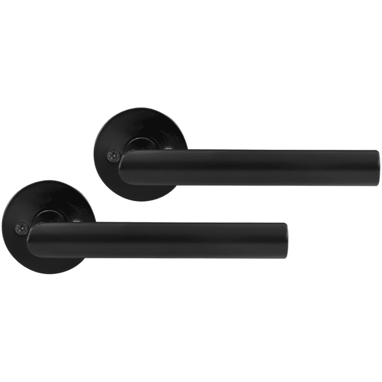 Differnz | Amsterdam deurkruk | rond rozet | zwart