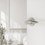 Differnz | Groningen deurkruk | rond rozet | mat chroom