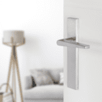 Differnz | Rotterdam deurkruk | vierkant schild | blind | mat chroom