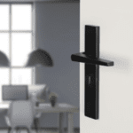 Differnz | Rotterdam deurkruk | vierkant schild | sleutel 56 mm | zwart